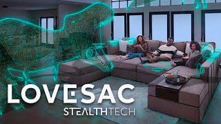 THE ULTIMATE SACTIONAL FOR GAMERS LoveSac StealthTech  runJDrun
