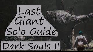Dark Souls 2 - The Last Giant Solo Guide Melee and No Shield