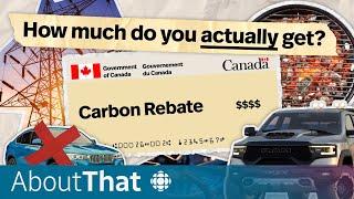 Carbon Tax rebate Do you really get back more than you pay?  About That