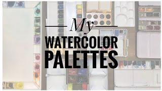 My Watercolor Palettes