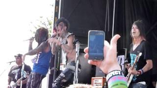 Blood on the Dance Floor - Ima Monster HD - Live at Warped Tour 2011 Darien Lake 71211