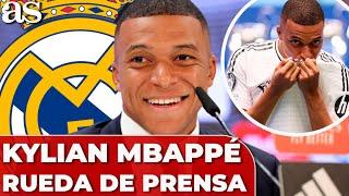 MBAPPÉ RUEDA PRENSA completa PRESENTACIÓN con el REAL MADRID hoy