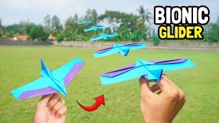 Origami Bionic Glider from Paper - Paper Airplane Tutorial