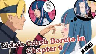 Eida Crush on Boruto   Boruto and Eida Love  Boruto Two Blue Vortex Chapter 9 Prediction  