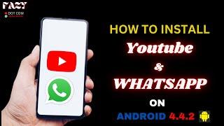 How to Install YouTube on Android 4.4.2   YouTube install on old Android tv