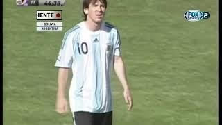 HISTORICO - BOLIVIA 6  vs ARGENTINA 1.