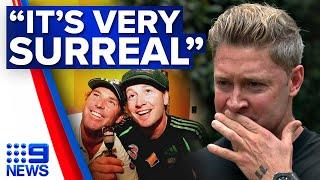 Shattered Michael Clarke opens up after Shane Warnes death  9 News Australia