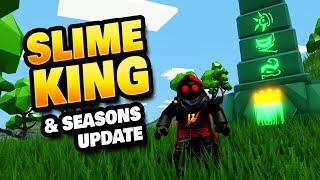 Slime King & Seasons Update in Roblox Islands