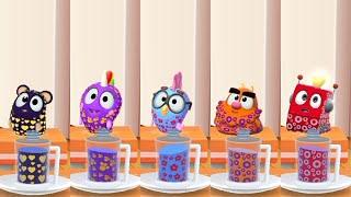 My Talking Tom 2 Learn Colors PART 2  SUGAR vs DOT vs GUS vs SQUEAK vs FLIP  ALL PETS