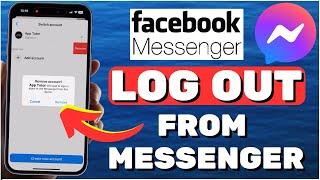 How To Logout From Facebook Messenger On iPhone 2024
