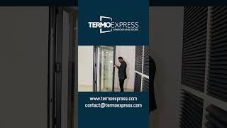 Sistem de uși culisante Termo Express tip Armonica din aluminiu - www.termoexpress.com