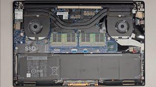 Dell Precision 5540 Disassembly RAM SSD Hard Drive Upgrade Battery Replacement Repair Quick Look