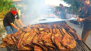 Extreme Italian Street Food Festivals. Best Meat and Seafood