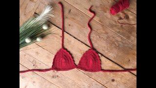 Faire un maillot de bain au crochet plusieurs tailles  TUTO CROCHET