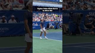 Taylor Fritz kicking it in D.C. #tennis #serve #kick-serve