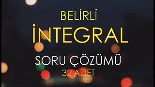 BELİRLİ İNTEGRAL SORU ÇÖZÜMÜ