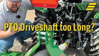 PTO Driveshaft too Long? Dont Stress Heres the Fix