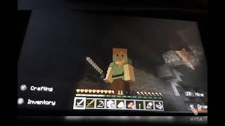 Minecraft survival series PART 2 mining and finding crystals