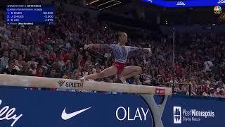 The youngest member of Team USA Hezly Rivera  U.S. Olympic Gymnastics Trials