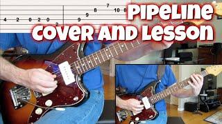 Pipeline Surf guitar cover and lesson