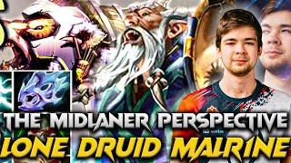 How to Play Malr1ne Lone Druid The Midlane - Dota 2 Pro Gameplay & Learn 7.37C #malrine #lonedruid