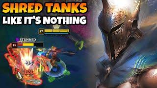Pantheon Top doesnt just one-tap squishies he does it to tanks too