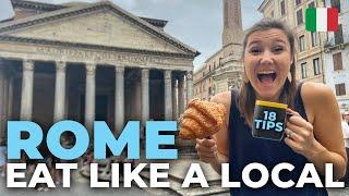 FOOD IN ROME 18 Things To Know Before You Eat in Rome Italy  Italian Food