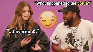 Hailee Steinfeld and Shameik Moore being funny for 4 minutes straight