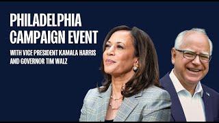 Philadelphia Rally with Vice President Kamala Harris and Governor Tim Walz  Biden