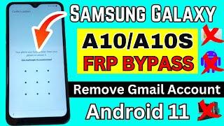 Samsung A10A10s Frp Bypass 2023  Forgot Google Account Unlock Without PC New Working Method