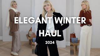 Winter Try On Haul 2024  Classy and Elegant Outfits to Recreate  LOOKBOOK