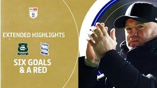 SIX GOALS & A RED  Plymouth Argyle v Birmingham City extended highlights