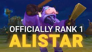 OFFICIALLY SECURED RANK 1 ALISTAR SPOT ON EUW WITH 110 PING