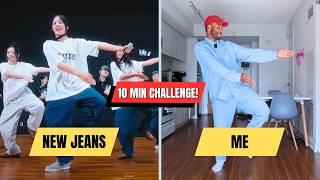 Trying to learn NewJeans 뉴진스 Supernatural Dance in 10mins