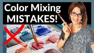 How To Mix Watercolors for Beginners AVOID these Mistakes