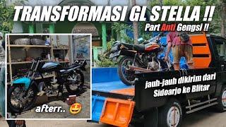 Restorasi Modifikasi Honda GL BAPAK jadi GL KEKINIAN