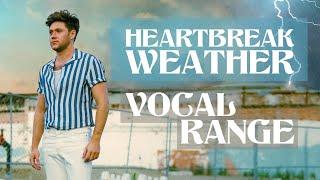Heartbreak Weather Niall Horan - VOCAL RANGE A2-C#5F#5