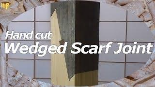 Wedged Scarf Joint Hand Cut Timber Framing