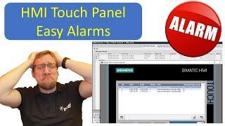 TIA Portal HMI Easy Alarms