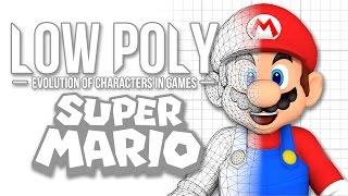 Super Mario - Low Poly Evolution of Characters in Games - Episode 1