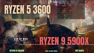 Ryzen 3600 vs Ryzen 5900x in 2024