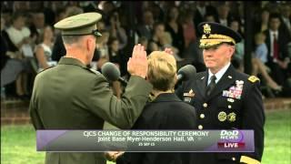 Swearing-in the 19th Chairman of the Joint Chiefs of Staff