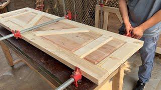 Building A Set Of Wooden Doors To Replace The Broken Iron One. Its A Fantastic Woodworking Project