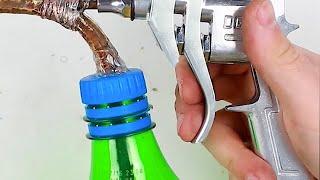 How To Make a spray gun out of a bottle