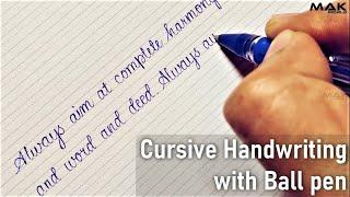 Cursive Simple Handwriting  Cursive writing practice for beginners  Cursive Handwriting sentence