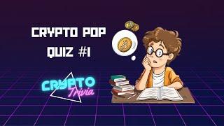 Cryptocurrency Trivia  Pop Quiz 1 General Cryptocurrency Knowledge