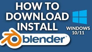 How to Download and Install Blender in Windows 1011 2024