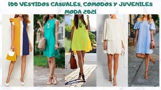 100 VESTIDOS CASUALES JUVENILES Y COMODOS MODA 2021FASHION DRESSES