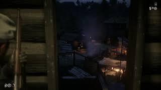 Triple kill on Union Soldiers during Fort Wallace Siege RDR2 #Shorts