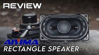 Review Aiyima Midwoofer Rectangle Neodymium Speaker Like JBL Flip 5 6